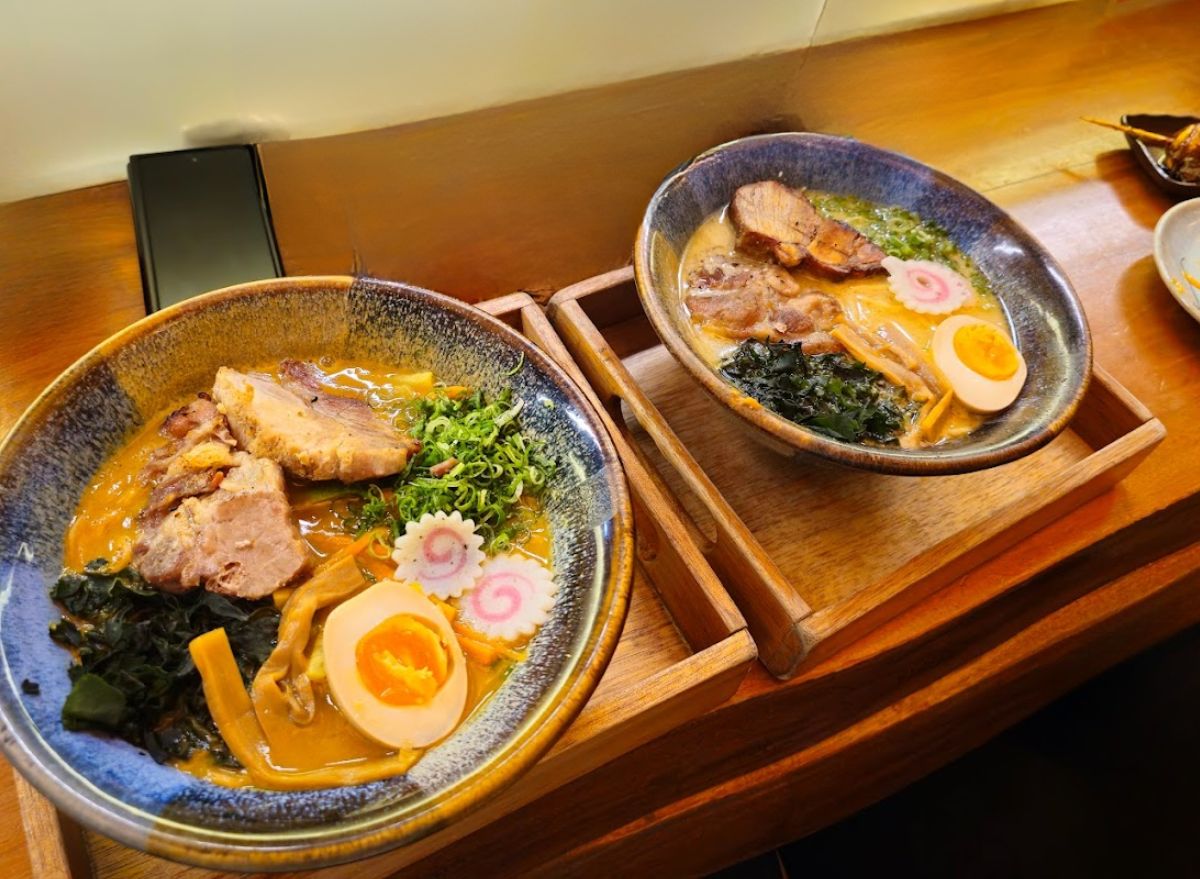 2 bowls of raman at Deigo CDMX