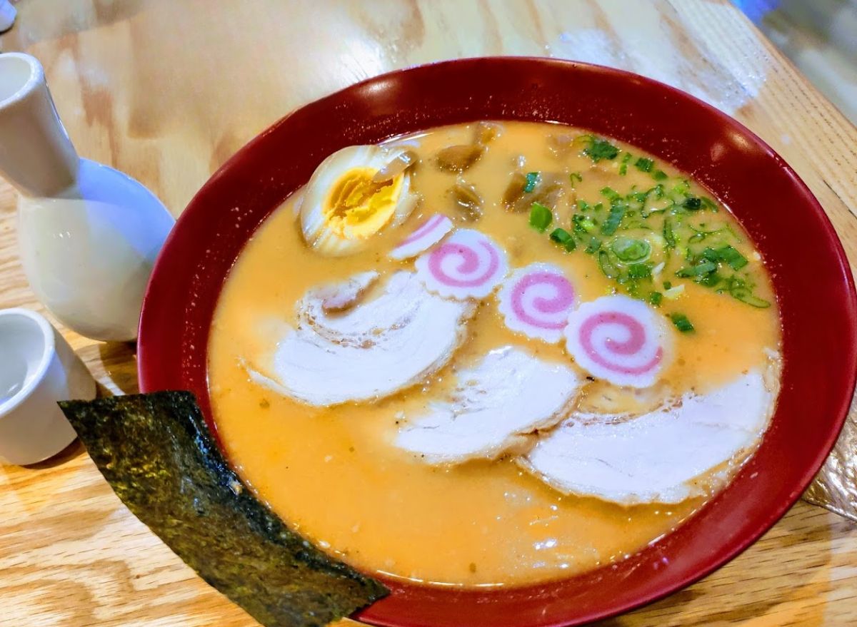 bowl of raman at Yamasan Ramen House